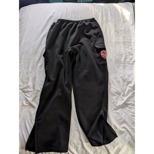 Timberland Men's XL Baggy Black Jogger With Leg Pockets And Logo On Leg